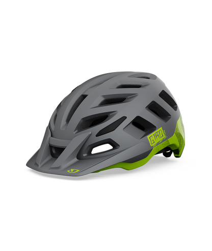 CASCO GIRO RADIX MIPS MATTE METALLIC BLACK/ANODIZED LIME