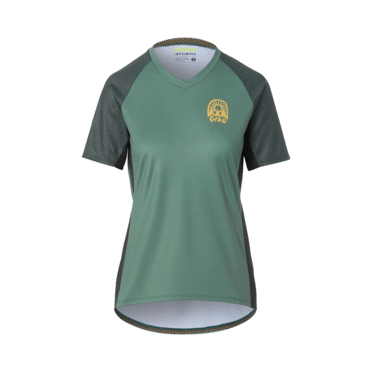 JERSEY GIRO ROUST W GREY GREEN WAVY