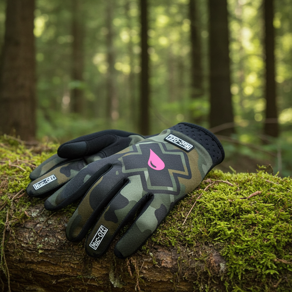 GUANTE BICICLETA MUC-OFF CAMO  (20098)