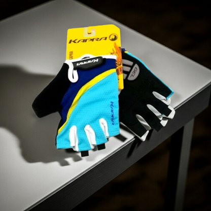 GUANTE KAPRA XC CYAN/BLUE/YELLOW