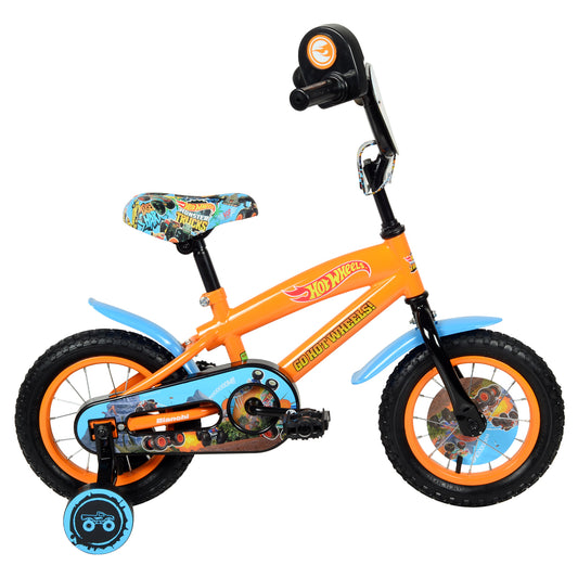 BICICLETA HOTWHEELS 12 NARANJO