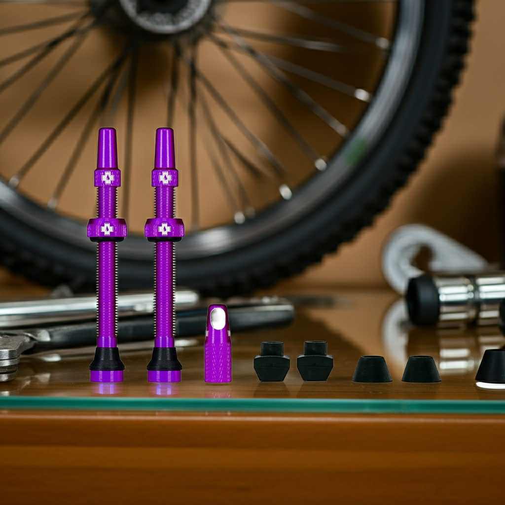 Kit valvulas tubeless Muc-Off 60mm púrpura