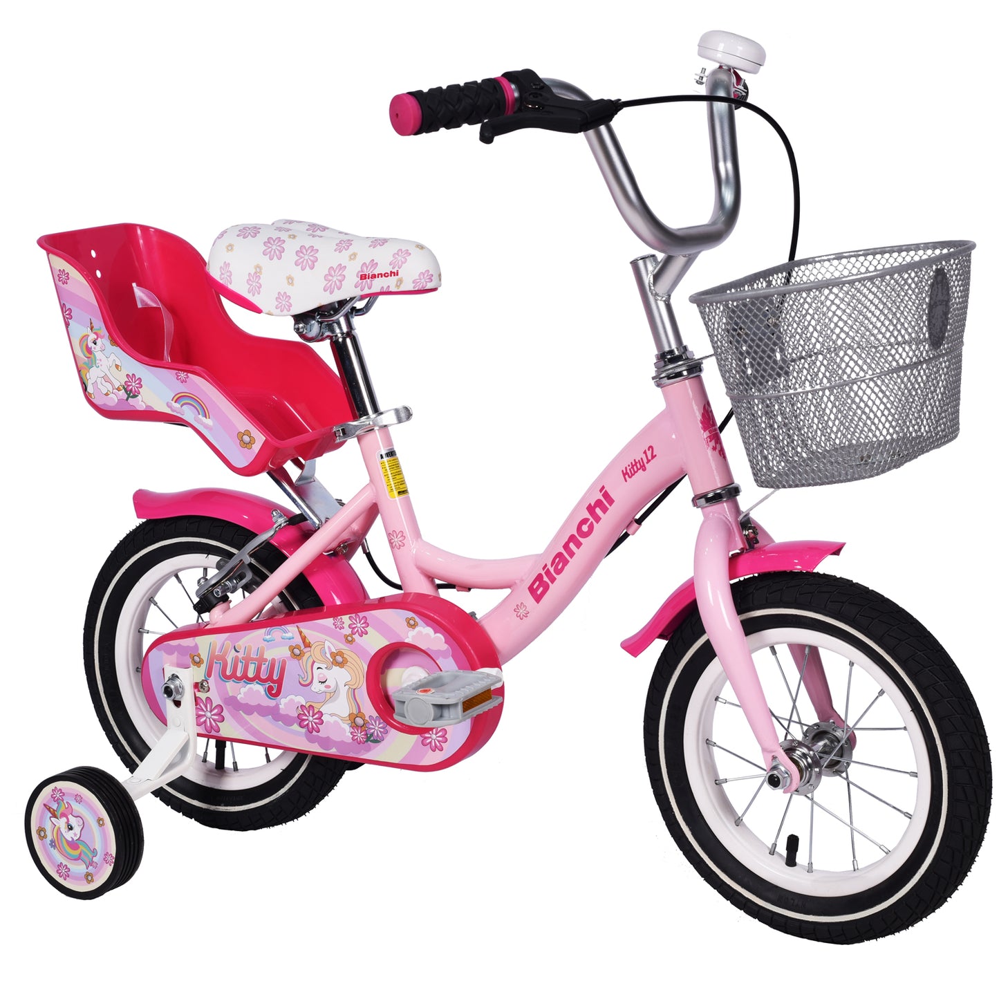 BICICLETA BIANCHI KITTY 12 ROSADO
