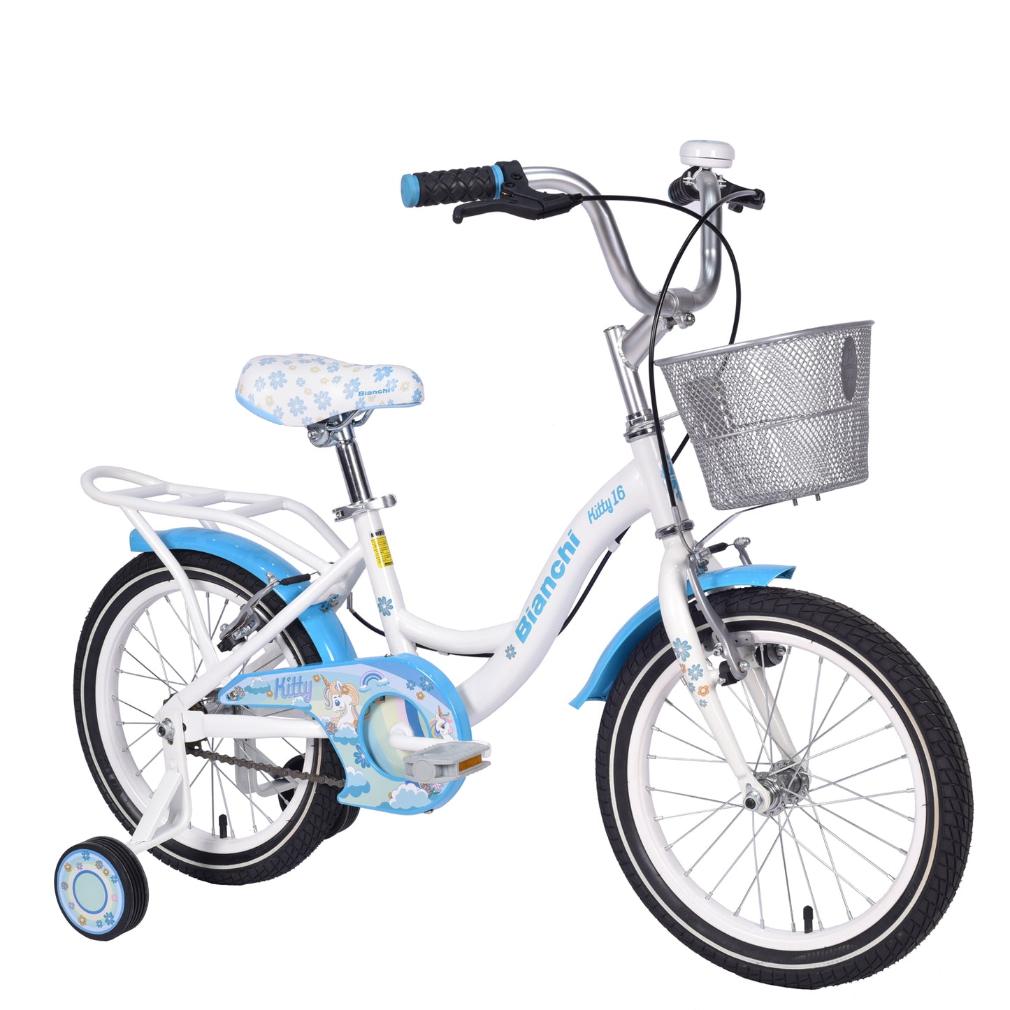 BICICLETA BIANCHI KITTY 16 BLANCO  / AZUL