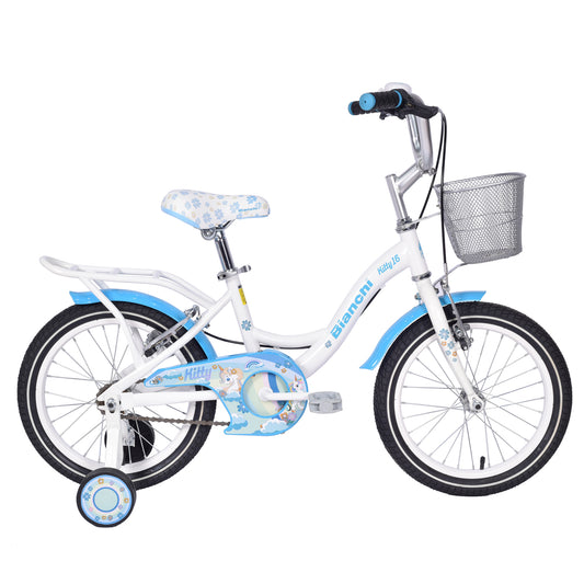 BICICLETA BIANCHI KITTY 16 BLANCO  / AZUL