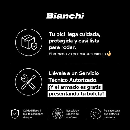 BICICLETA BIANCHI FREESTYLE 360° NEGRO SEMI MATE Bianchi