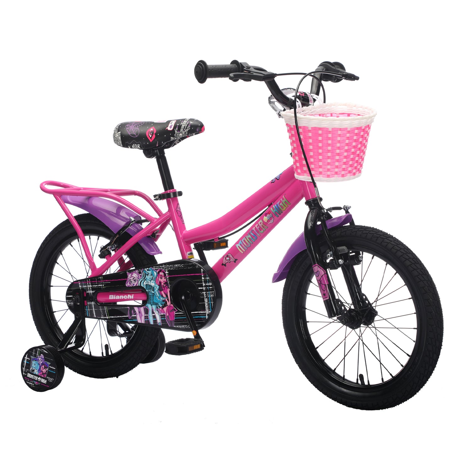 BICICLETA MONSTER HIGH 16 FUCSIA