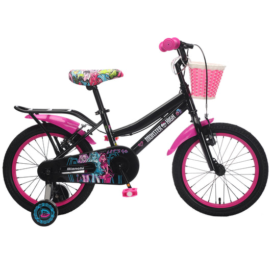 BICICLETA MONSTER HIGH 16 NEGRO