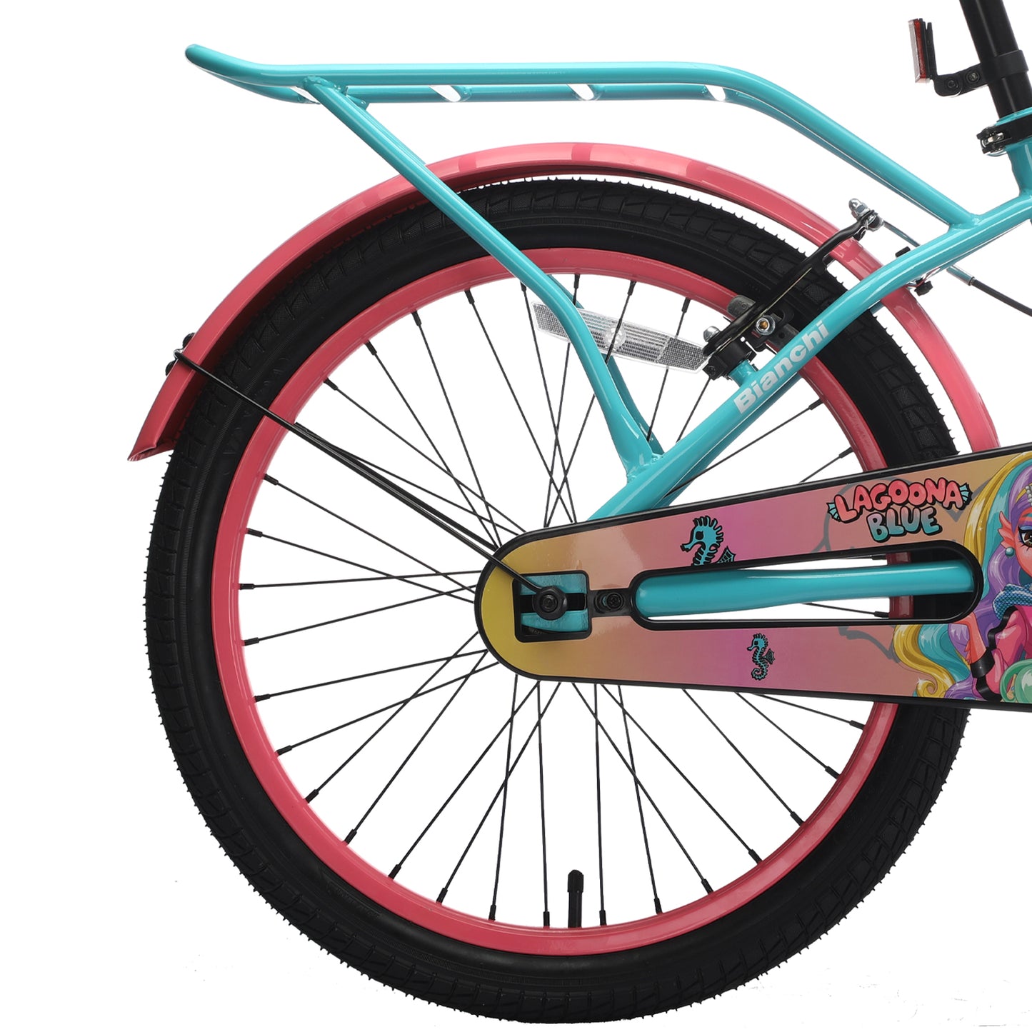 BICICLETA MONSTER HIGH 20 CELESTE