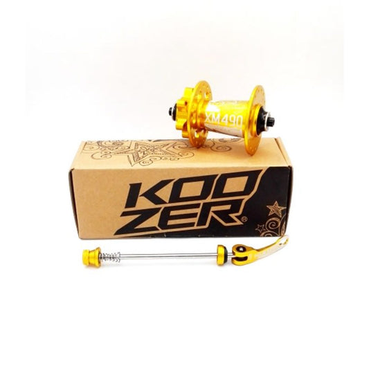 MAZA DE BICICLETA KOOZER 32H 9X100 MM GOLD