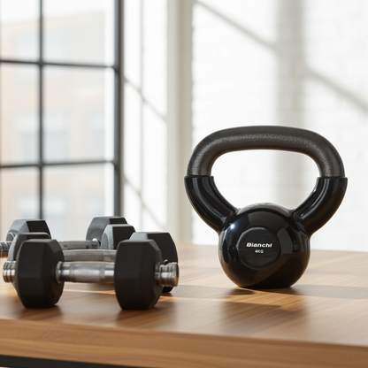 PESA KETTLEBELL 4 KG NEGRA