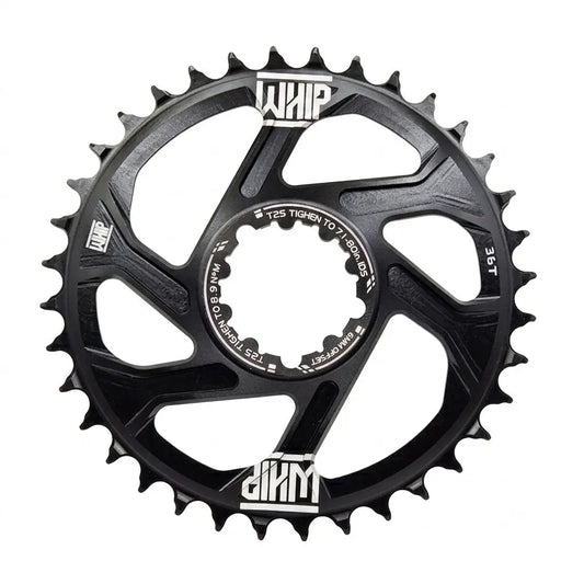 CORONA 36T WHIP NEGRO  6MM Offset WHIP