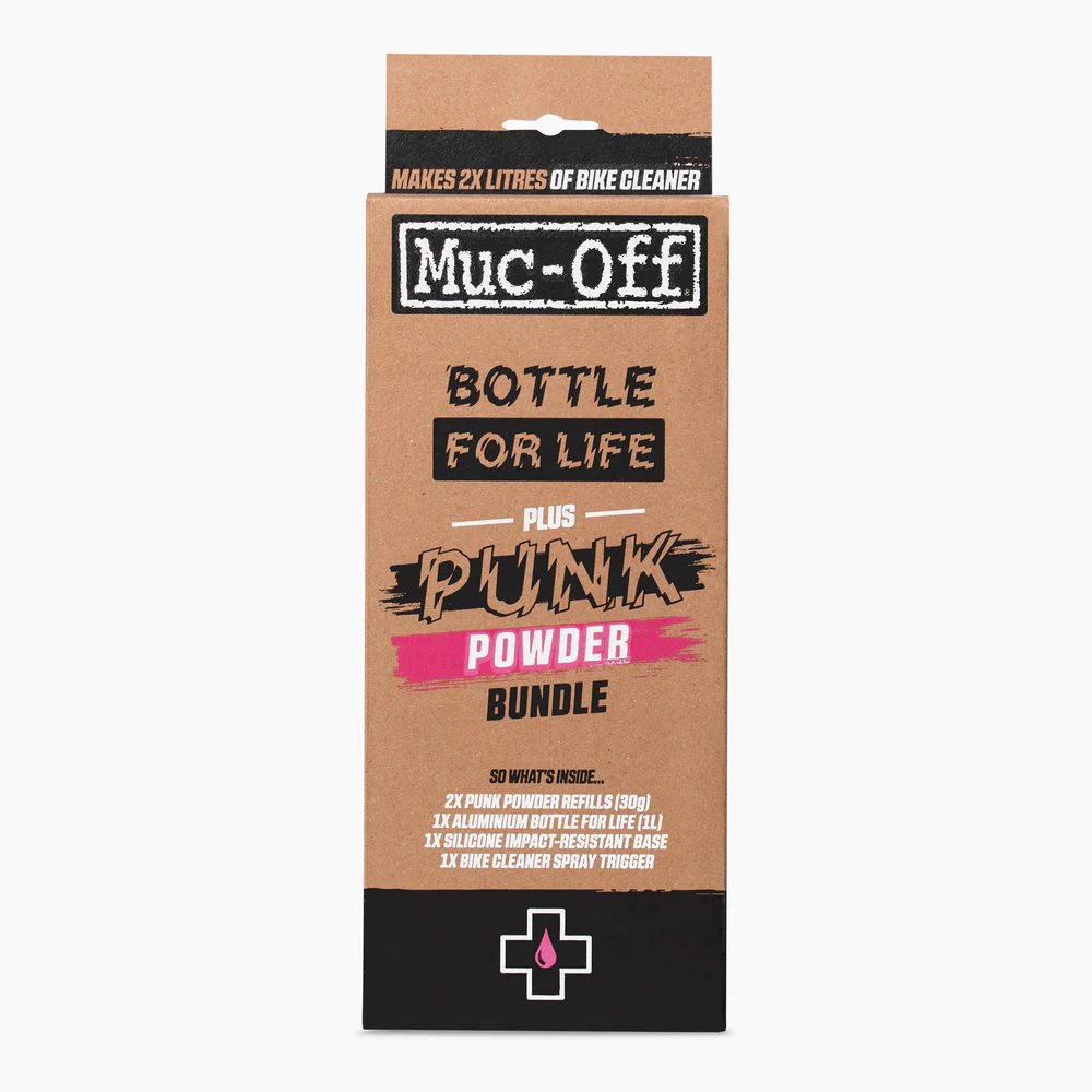 Kit Muc-off Bottle for life (Botella + 4 Punk Powder)