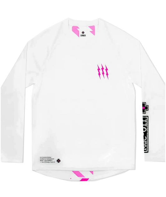 Muc-Off Long Sleeve Riders Jersery White L